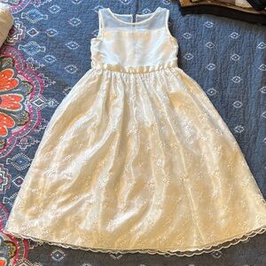 Cinderella Ivory Floral Lace Kids Dress
